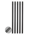 High Quality Imported All Black Matte Pencil with Black Eraser